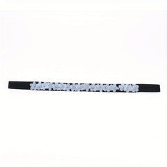 Fabric Flower Decor Thin Belt Solid Waist Belt Classic Dress Coat Girdle