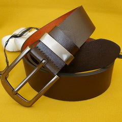 Men's Pin Buckle Casual PU Leather Belt