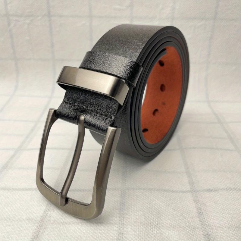 Men's Pin Buckle Casual PU Leather Belt