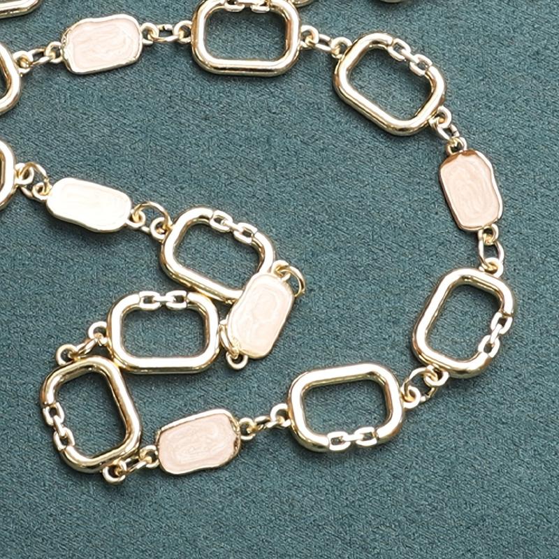 Golden Geometric Metal Waist Chain Vintage Dress Girdle