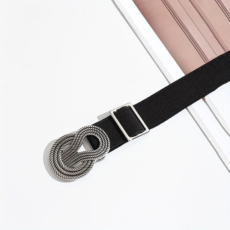 Vintage Elastic Wide Belt Classic Dress Coat Girdle For Women