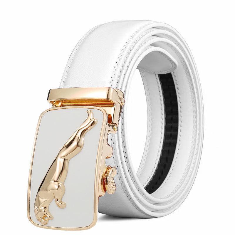 Men's Casual Alloy PU Leather Belt