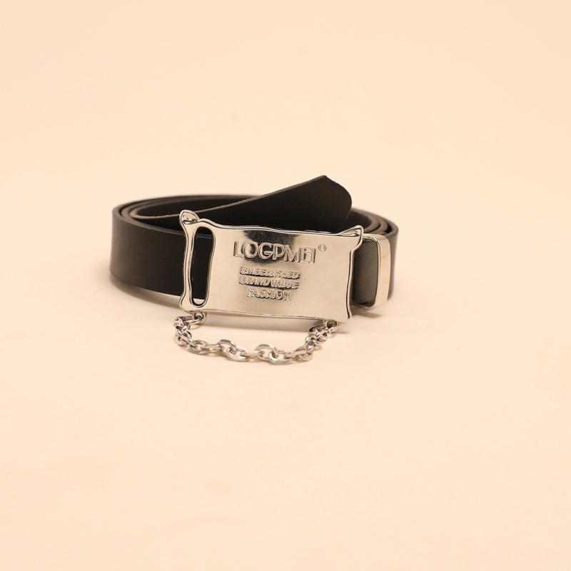 Chain Tassel Buckle Belt Unisex PU Belt Casual Jeans Pants Belts