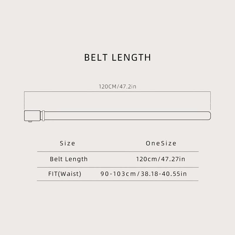 Letter Automatic Buckle Men's Belt
