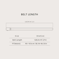 Letter Automatic Buckle Men's Belt