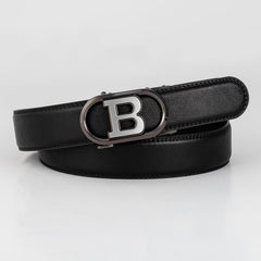 Letter Automatic Buckle Men's Belt