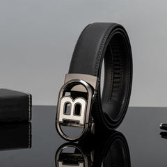 Letter Automatic Buckle Men's Belt