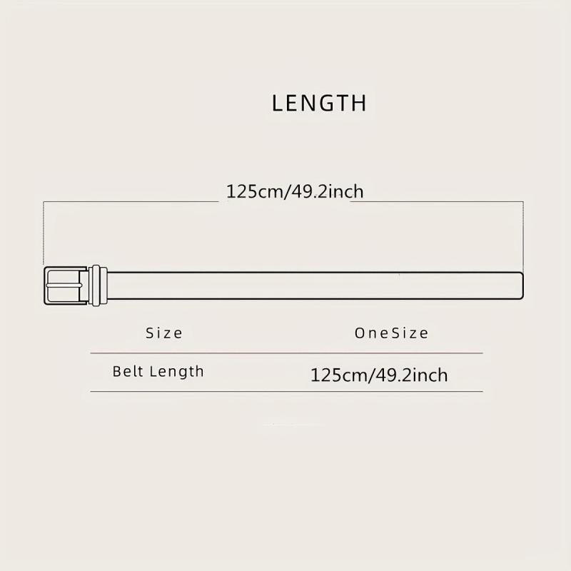 Braided Leather Belt Elastic Alloy Pin Buckle Belt
