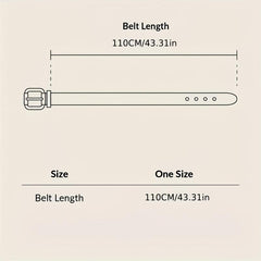 Vintage Flower Hollow Out Belt Boho PU Leather Belt for Women