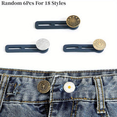 3Pcs Elastic Waist Extenders For Pants Jeans Trousers