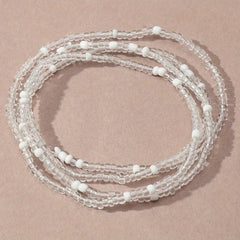 Boho Beaded Waist Chain Elastic Belly Belt Girdle For Women