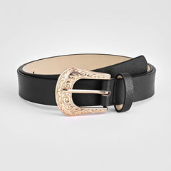 Women's Pu Leather Belt with Pin Buckle Decoration