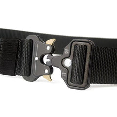 Canvas Polyester Snap Leather Belt with Magnetic Suction for Men