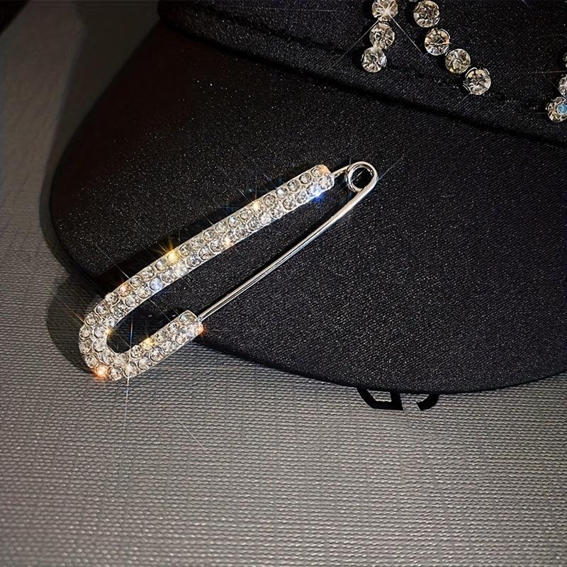 Women's Rhinestone Waist Pin Cardigan Shawl Scarf Buckle