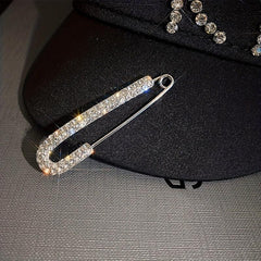 Women's Rhinestone Waist Pin Cardigan Shawl Scarf Buckle
