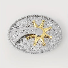Vintage Rotating Boot Belt Buckle Western Jeans Accessories