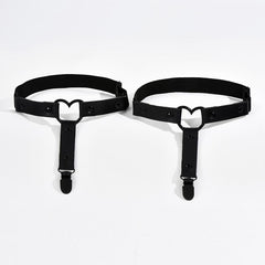 Adjustable Heart Leg Garter Elastic Gothic Thigh Garter