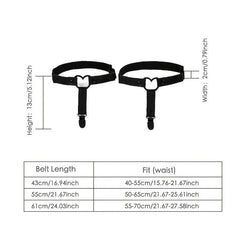 Adjustable Heart Leg Garter Elastic Gothic Thigh Garter