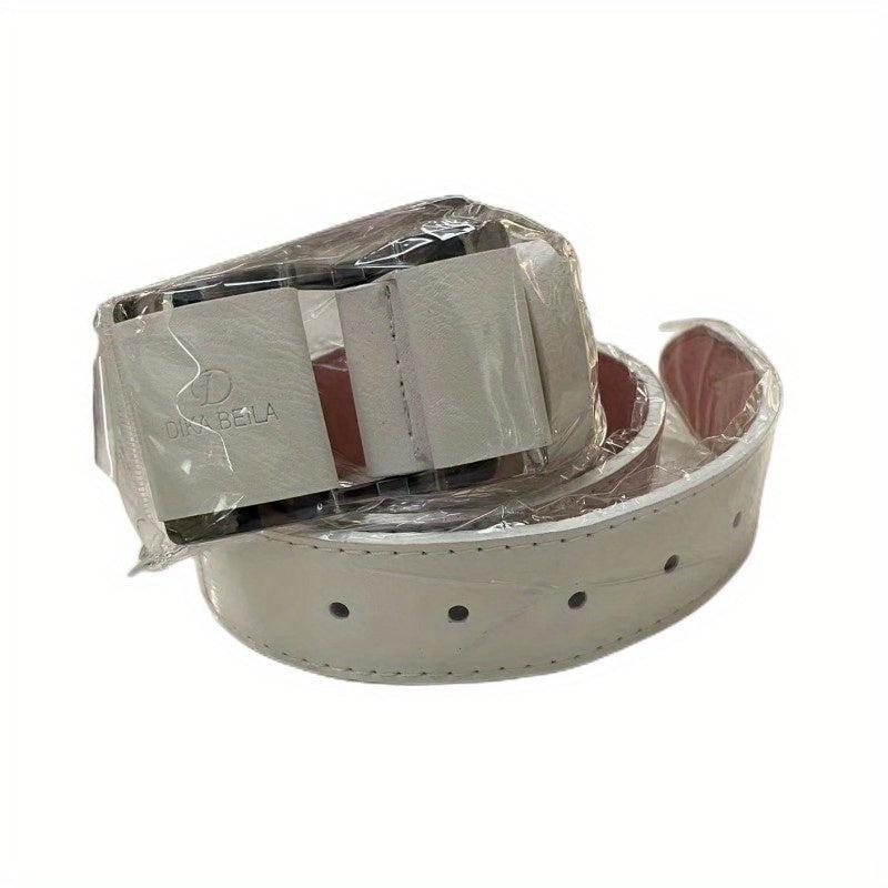 Vintage Wooden Pattern Belt Classic Unisex Pants Belt