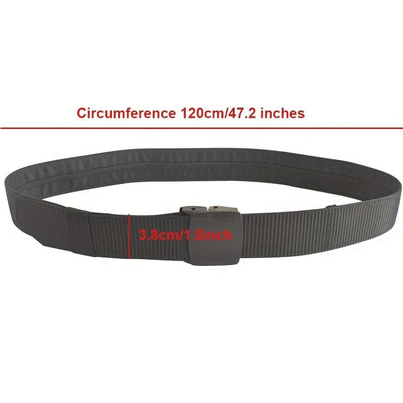 Travel Security Belt With Zipper Security Money Pocket