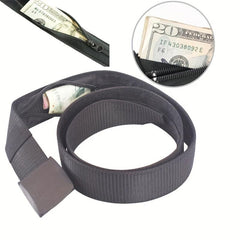 Travel Security Belt With Zipper Security Money Pocket