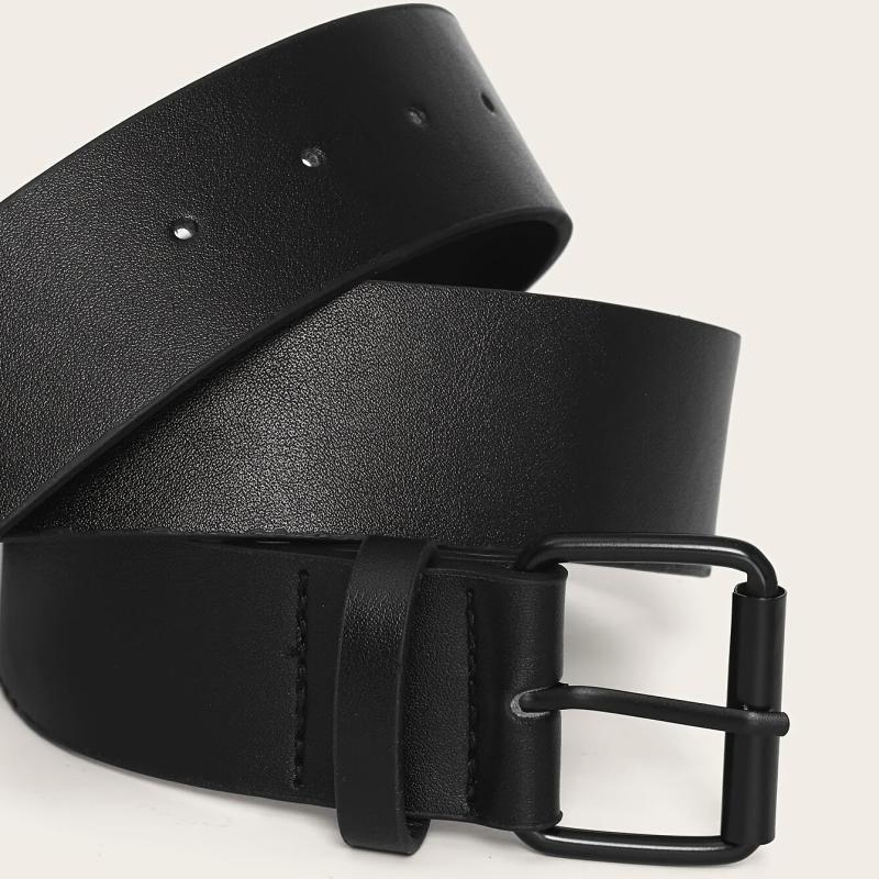 Unisex Vintage Leather Belt for Jeans Casual Wear