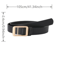 Vintage Alloy Buckle Belt for Women