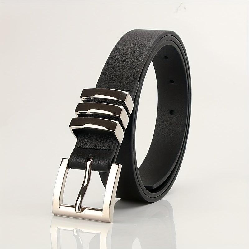 Square Pin Buckle PU Belt Women Dress Jeans Casual Belt