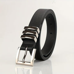 Square Pin Buckle PU Belt Women Dress Jeans Casual Belt