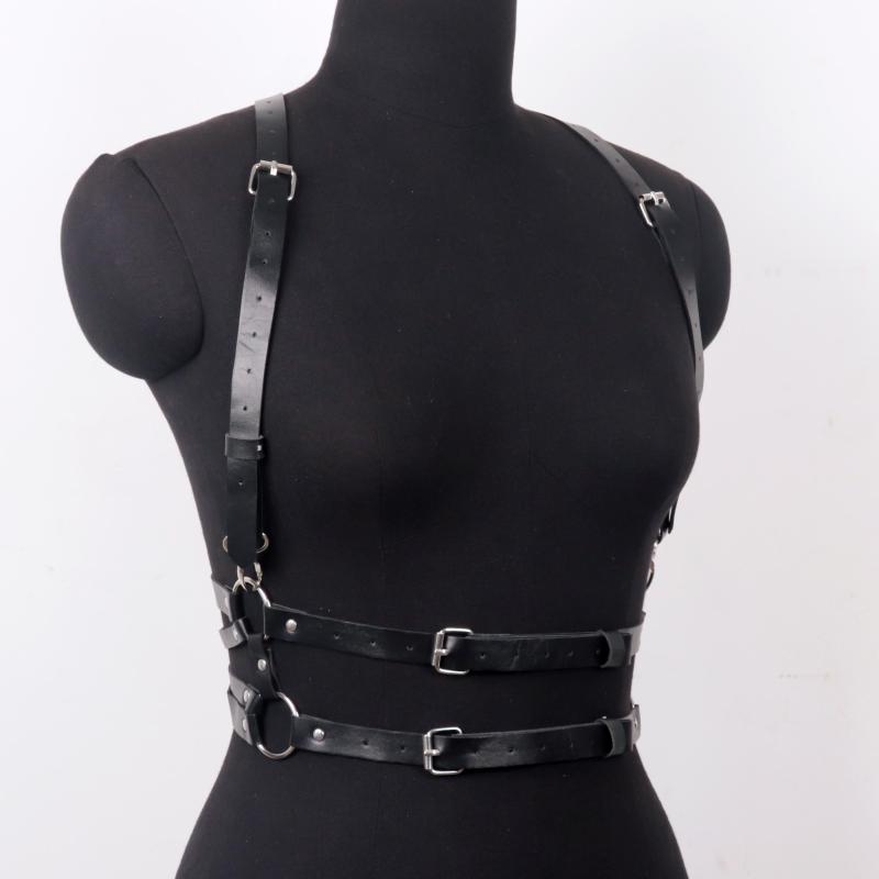 Adjustable PU Leather Waistband Corset Belt for Night Club