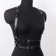Adjustable PU Leather Waistband Corset Belt for Night Club