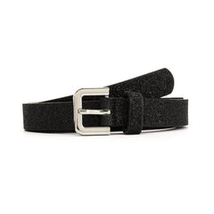 Glitter Fluorescent Waistband Adjustable Square Buckle Belt