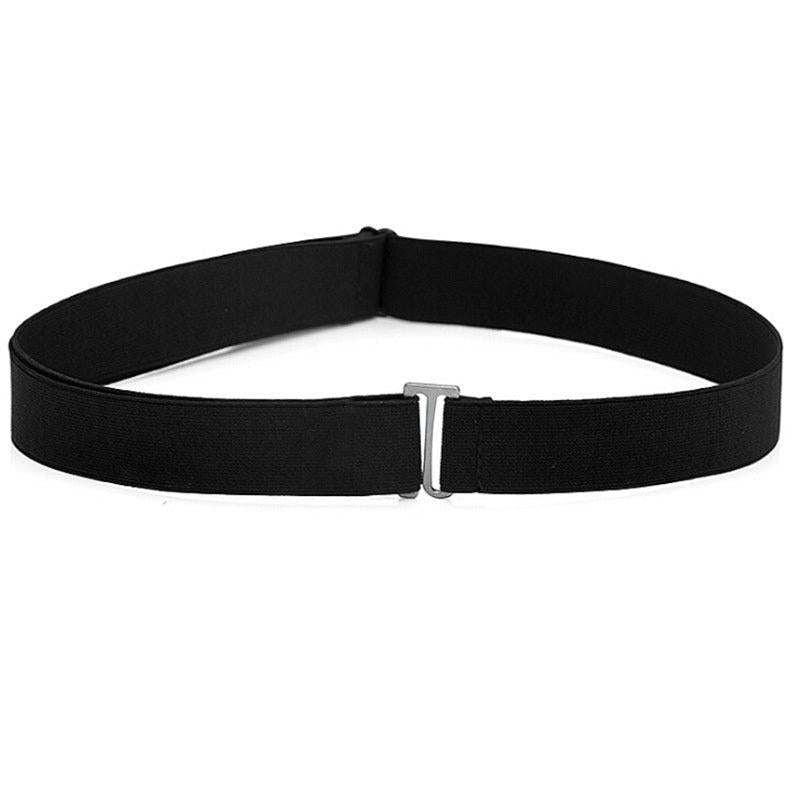 Canvas Stretch Braid Belt Women No Show Invisible Belt Elastic Waist Belt