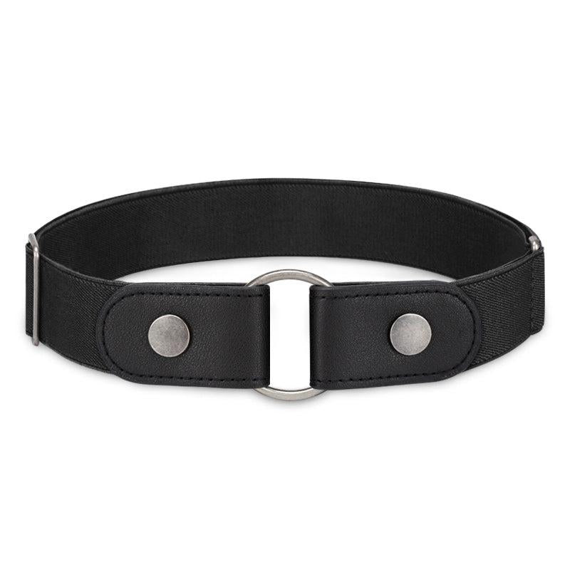 Women's No Buckle Invisible Stretch Belt Adjustable Elastic Buckle