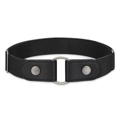 Women's No Buckle Invisible Stretch Belt Adjustable Elastic Buckle
