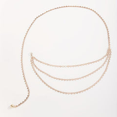 Golden Heart Hollow Out Chain Belt Dress Girdle Women Accessories