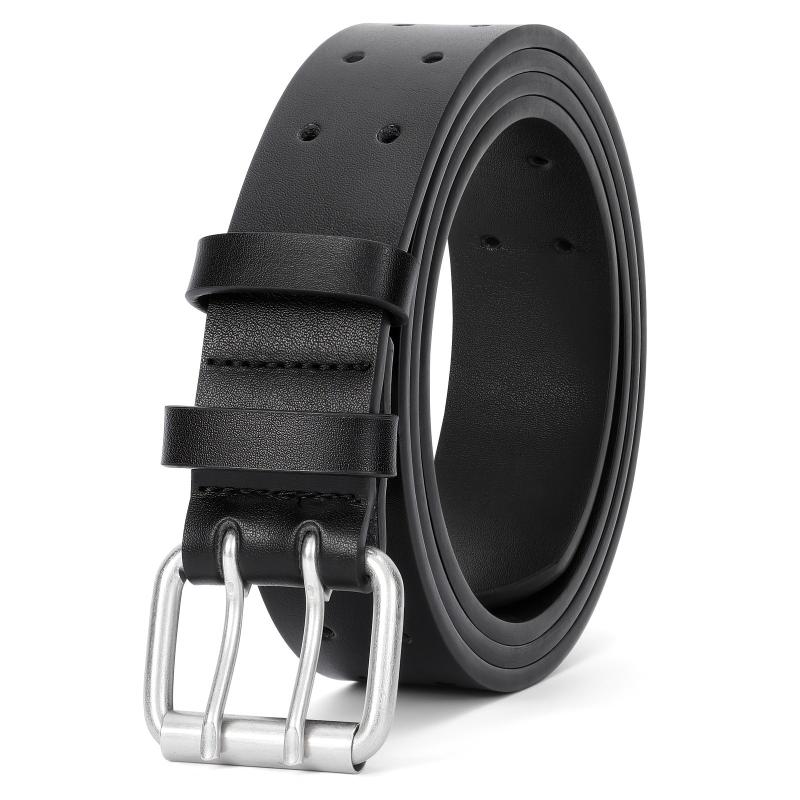 Men's Double Claw Leather Casual Alloy Belt