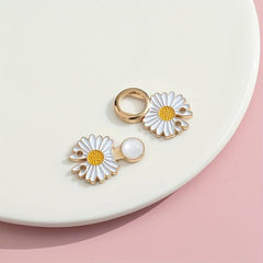 Adjustable Waist Tightener Buckle Chrysanthemum Clip