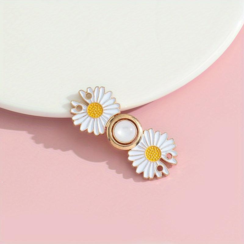 Adjustable Waist Tightener Buckle Chrysanthemum Clip
