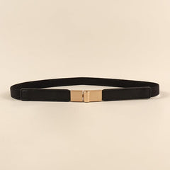 4PCS Brown Leaf and Bow Buckle Belt Set for Women