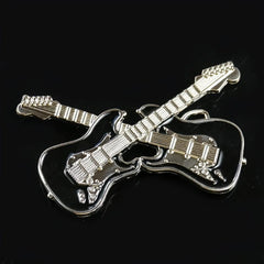 Rock Music Guitar Belt Buckle for Jeans