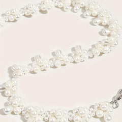 Faux Pearl Waist Chain Belly Chain Decorative Girdle For Women