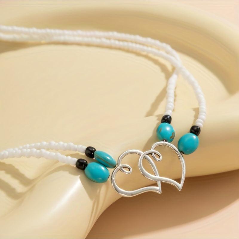 Bohemian Double Layer Beads Waist Chain for Women