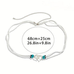 Bohemian Double Layer Beads Waist Chain for Women