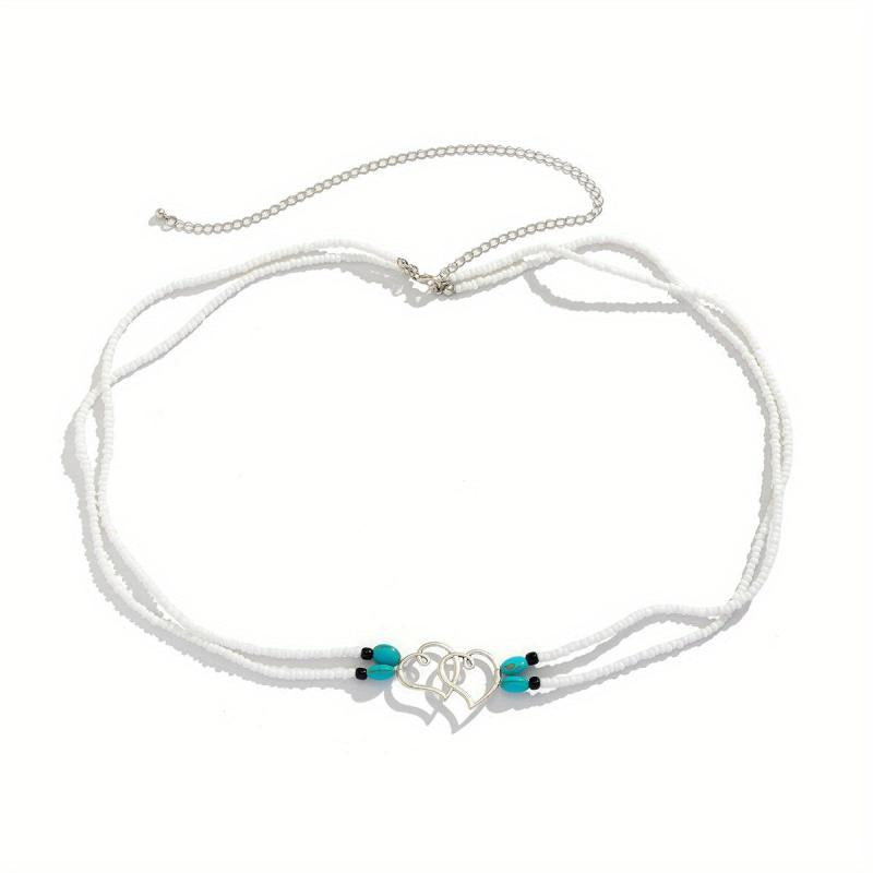 Bohemian Double Layer Beads Waist Chain for Women