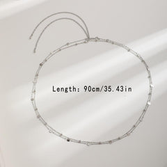 Metal Waist Chain Sequin Circular Piece Body Chain Belly Chain