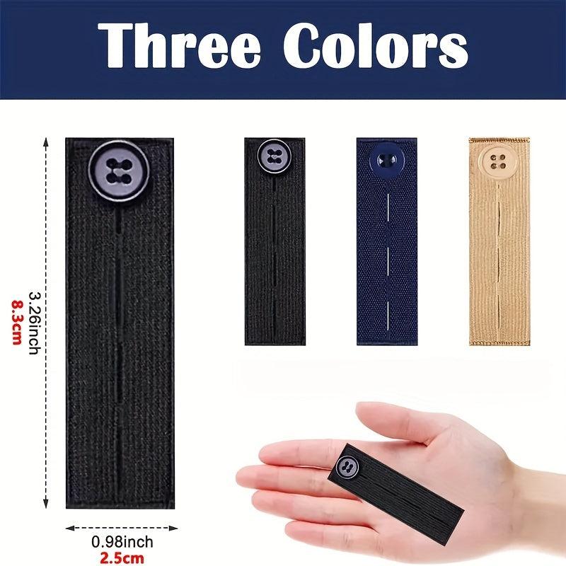 Elastic Waist Extenders for Jeans Pants Button Extender