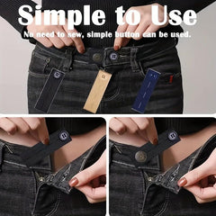 Elastic Waist Extenders for Jeans Pants Button Extender