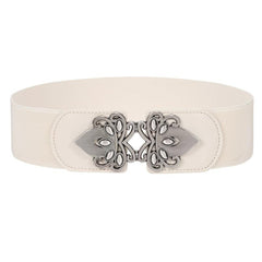 Vintage Wide Elastic Stretch Waist Belt for Party Prom Banquet