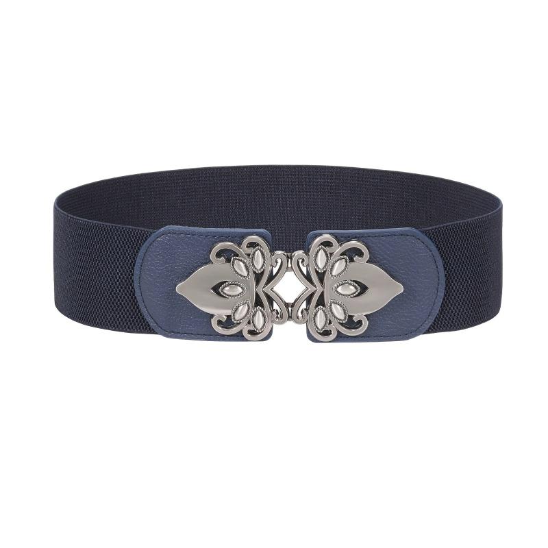 Vintage Wide Elastic Stretch Waist Belt for Party Prom Banquet